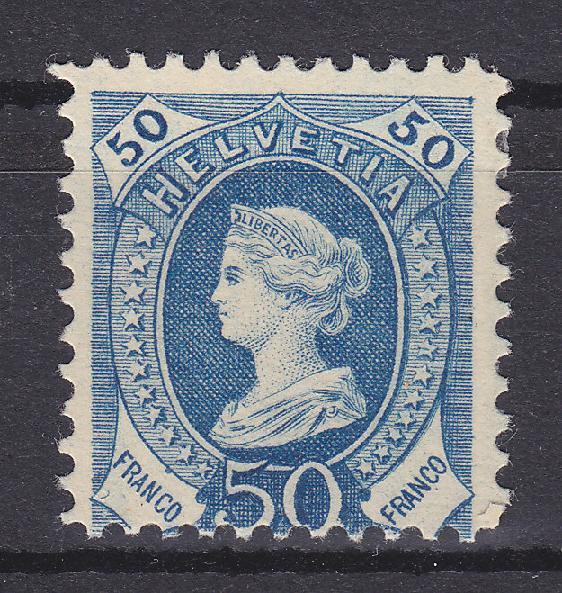 Essay, Epreuve, Helvetiakop In Blauw (*), Michel = ?? Euro (XX13942) - Unused Stamps