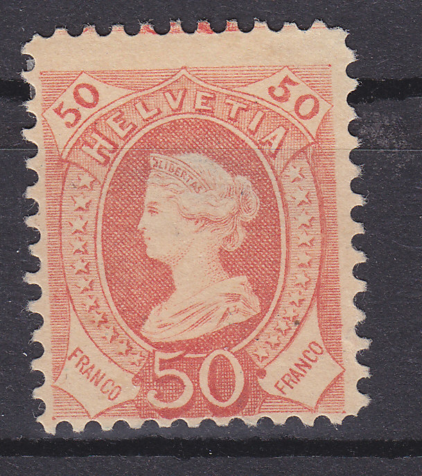Essay, Epreuve, Helvetiakop In Oranjebruin (*), Michel = ?? Euro (XX13953) - Unused Stamps