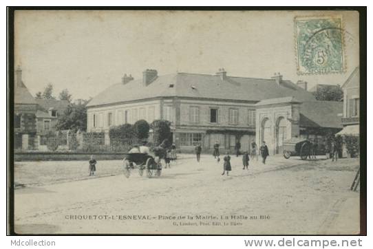 76 CRIQUETOT L'ESNEVAL / Place De La Mairie, La Halle Au Blé / - Criquetot L'Esneval