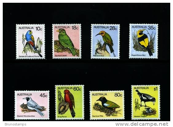 AUSTRALIA - 1980  BIRDS   SET  MINT NH - Neufs