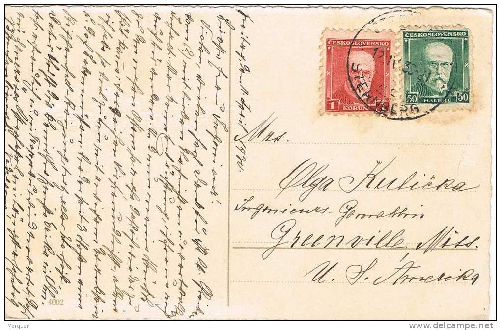 Postal STERNBERG (checoslovaquia) 1930 - Cartas & Documentos