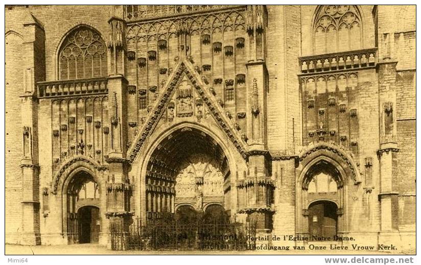 TIRLEMONT -PORTAIL De L'EGLISE- NOTRE DAME- - Tienen