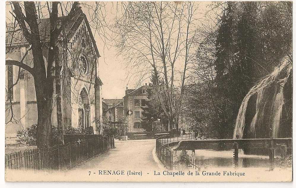 ISERE 38.RENAGE.USINE MONTESSUY.CHAPELLE DE LA GRANDE FABRIQUE - Renage