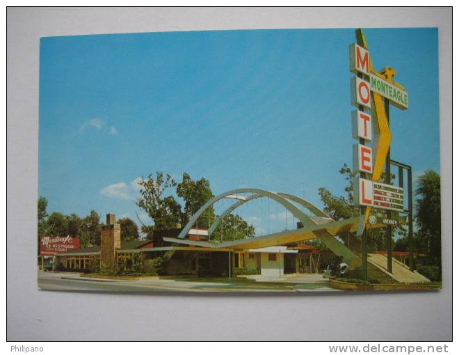 Monteagle Tn    Monteagle Restaurant & Motel    Early Chrome - Other & Unclassified