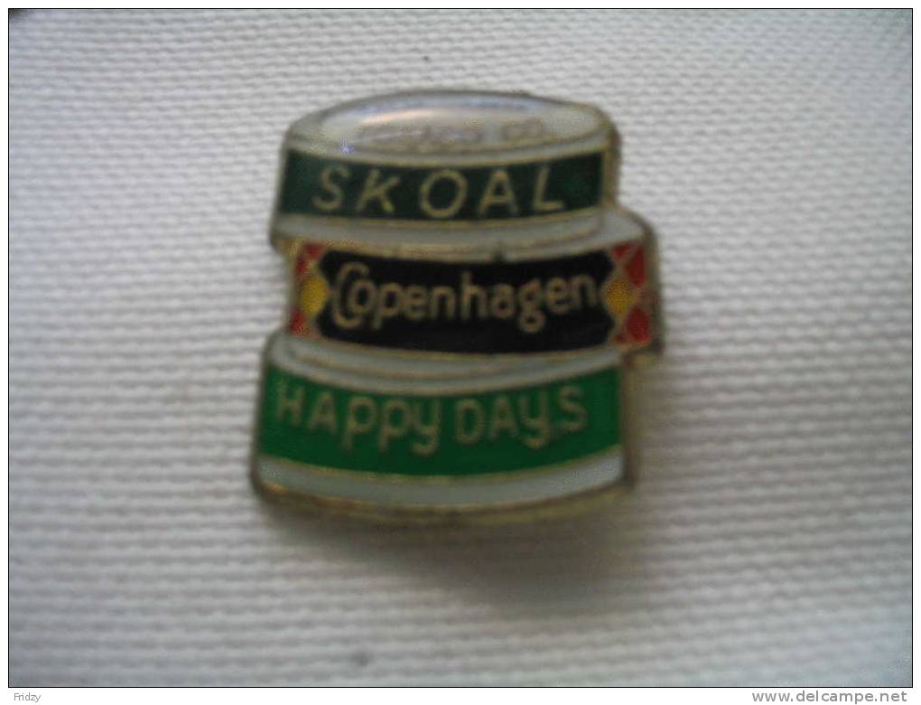 Pin´s De La Biere SKOAL, Kopenhagen, HAPPY DAYS - Beer