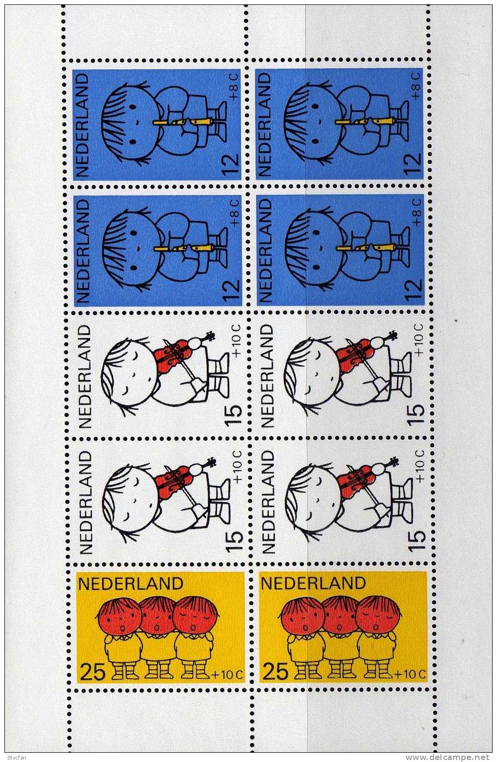 Block Abo DDR 1717/2 Kleinbogen, Cyprus Block 7, Niederlande Block 8 ** 23€ - Collections (en Albums)