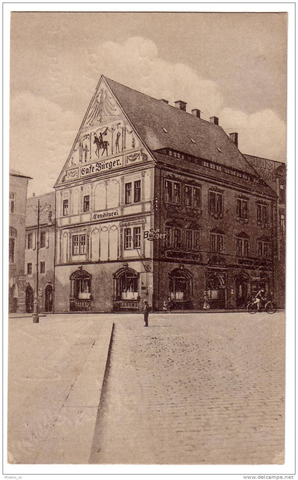 EUROPE - GERMANY, Mittweida, Coffee Bar Burger, Year 1922 - Mittweida