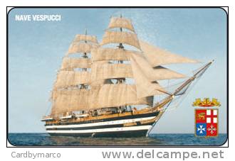 *ITALIA: NAVE VESPUCCI* - Scheda NUOVA (MINT) - Pubbliche Figurate Ordinarie