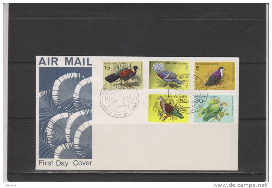 Oiseaux - Gallinacées - Papua New Guinea - Lettre De 1977 - Galline & Gallinaceo
