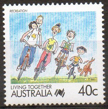 Australia 1988 Living Together 40c Recreation MNH - Ungebraucht