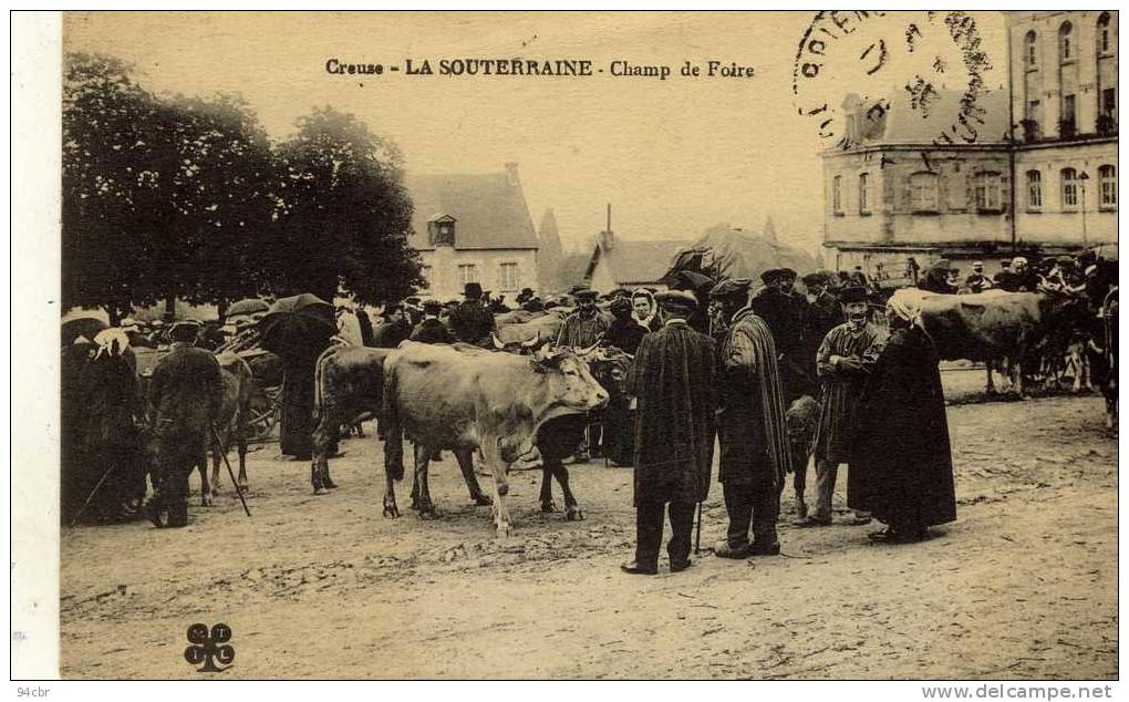 CPA (23)   LA SOUTERRAINE Champ De Foire - La Souterraine