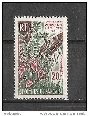 Polynésie Fr:  35 ** - Unused Stamps