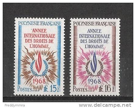 Polynésie Fr:  62/ 63 ** - Nuevos