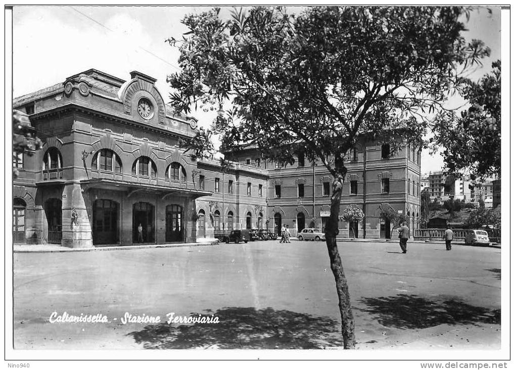 CALTANISSETTA - STAZIONE FERROVIARIA - F/G - V: 1960 - Caltanissetta