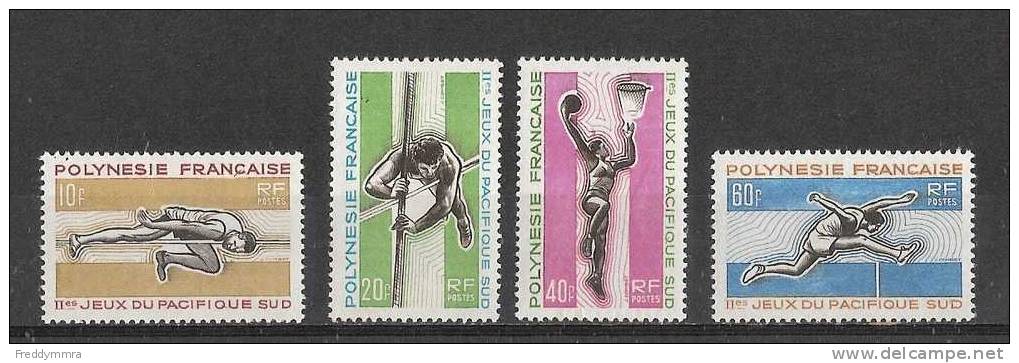 Polynésie Fr:  42/ 45 ** - Unused Stamps