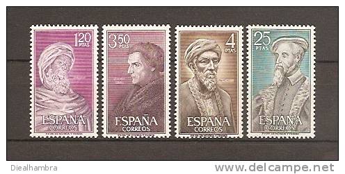 SPAIN ESPAÑA SPANIEN PERSONAJES ESPAÑOLES 1967 / MNH / 1791 - 1794 - Nuevos