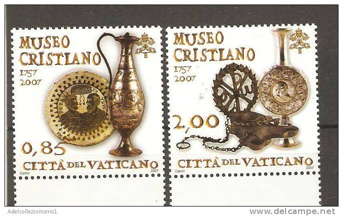 1562 ) 250° Anni Museo Cristiano Serie Completa  Nuova** 2007 - Nuevos