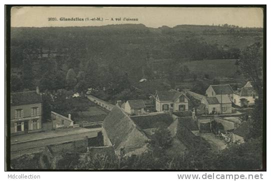 77 BAGNEAUX SUR LOING / Glandelles, à Vol D'oiseau / - Bagneaux Sur Loing