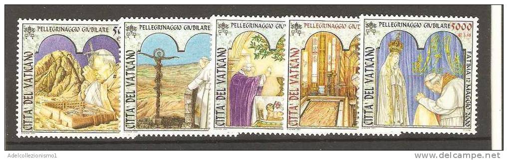 1564 ) I Pellegrinaggi Giubilari Del Santo Padre Serie Completa  Nuova** 2001 - Unused Stamps