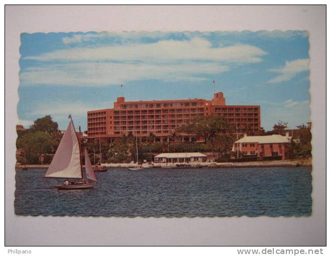 Bermuda     The Bermudiana Hotel , North Shore Hamiltons Harbor    1969  Cancel - Bermuda