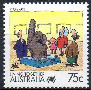 Australia 1988 Living Together 75c Visual Arts MNH - Mint Stamps