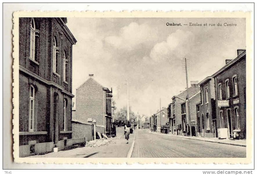 D1193 - Ombret - Ecoles Et Rue Du Centre - Amay