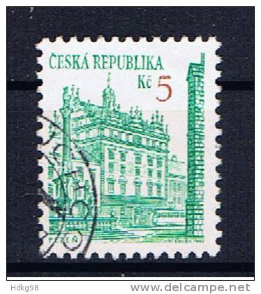 CZ+ Tschechei 1993 Mi 15-17 Stadtansichten - Used Stamps