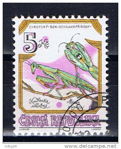 CZ+ Tschechei 1995 Mi 74 Gottesanbeterin - Used Stamps