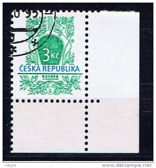 CZ+ Tschechei 1995 Mi 94-95 Fenster (Eckrandstücke) - Used Stamps