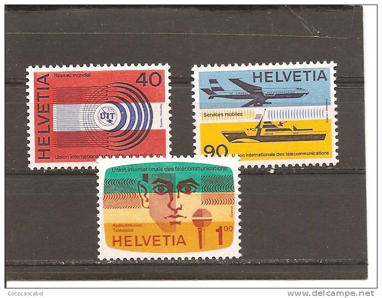 Suiza-Switzerland Nº Yvert Servicio 450-52 (MNH/**) - Dienstzegels