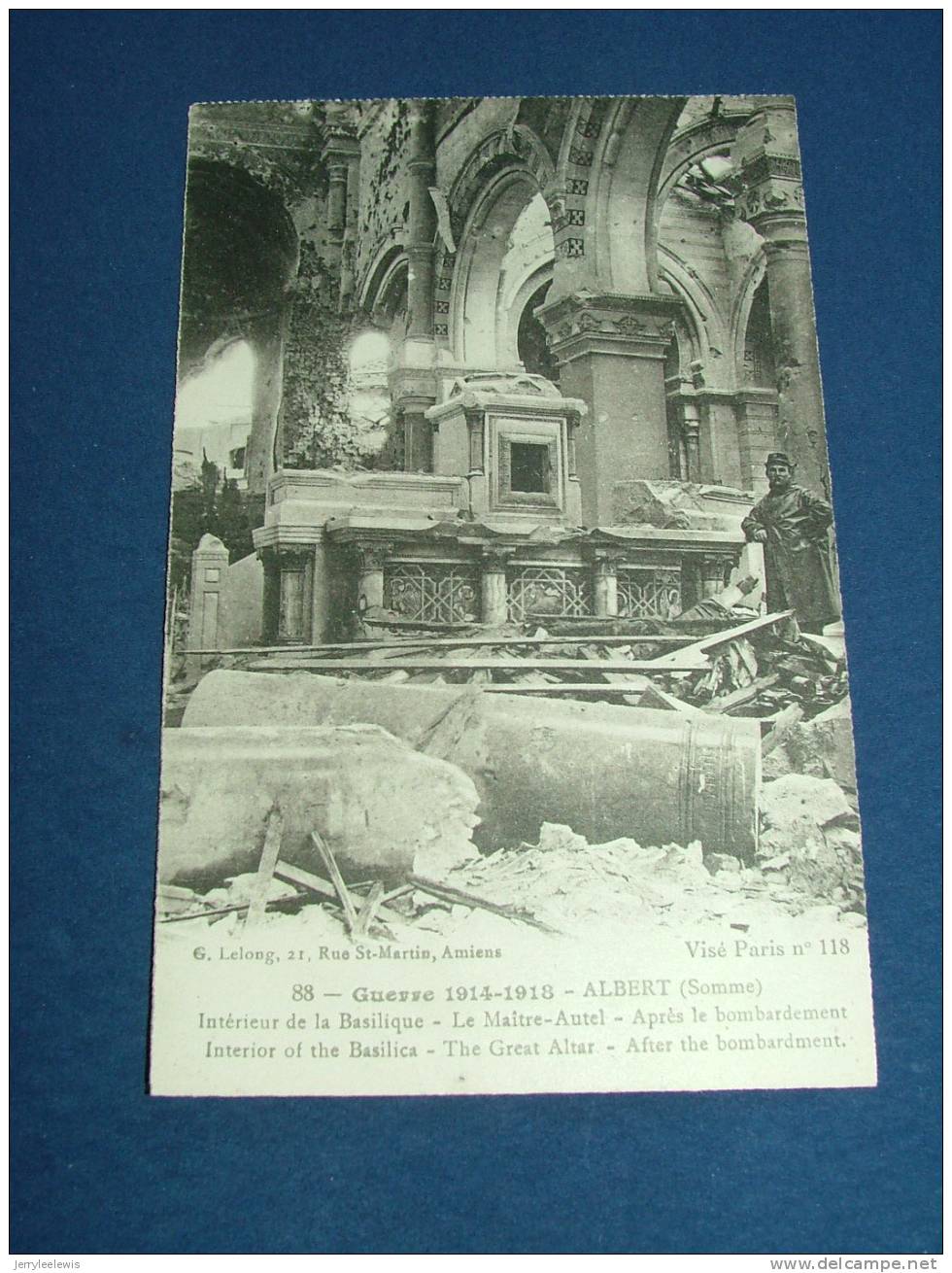 ALBERT - Intérieur De La Basilique  - Guerre 14-18 - Altri & Non Classificati