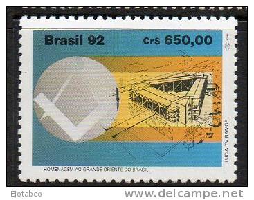 64  -Brasil -1992-Homenaje Al Gran Oriente De Brasil - Unused Stamps