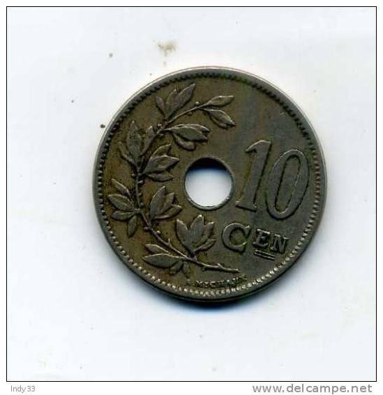 - BELGIQUE . 10C. 1904 - 10 Cents