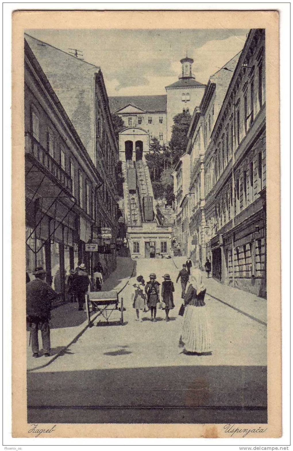 EUROPE -CROATIA, Zagreb (Agram), Cable Railway, Year 1921. - Croazia