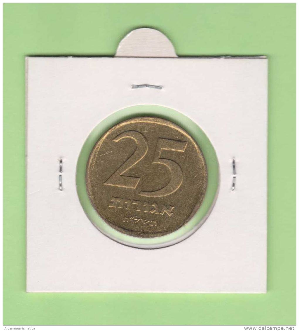 ISRAEL   25     Agorah   ALUMINIO-BRONCE   MBC+/VF+    KM#27      DL-8524 - Israël