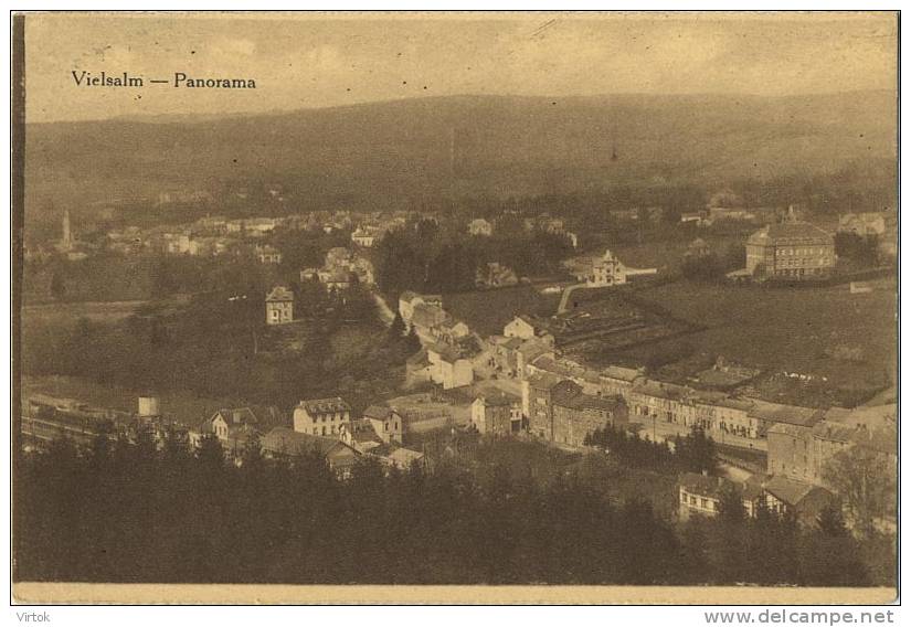 Vielsalm :  Panorama  ( Ecrit 1936 Avec Timbre ) - Vielsalm