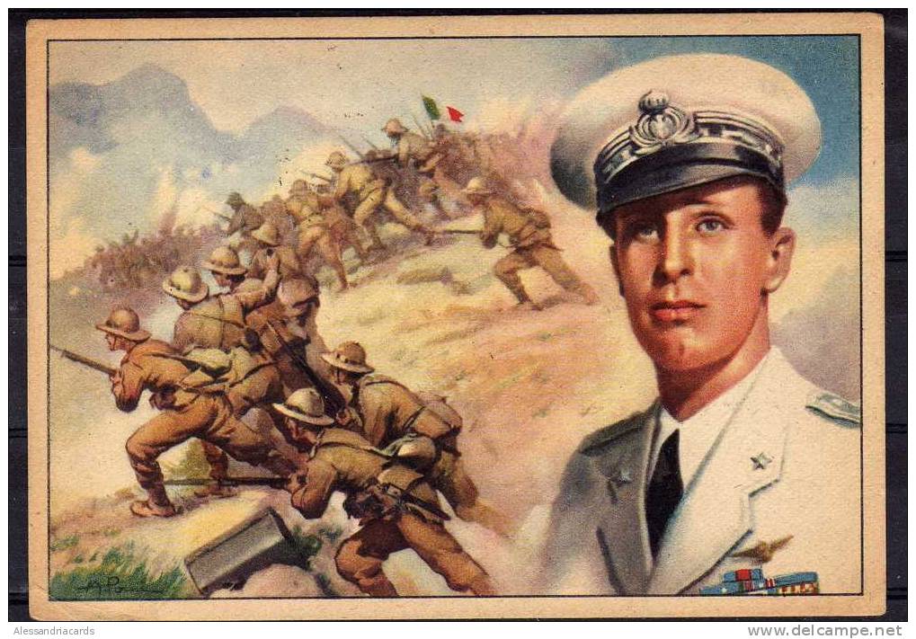 Amba Alagi - Duca D'Aosta - Franchigia Militare - War 1939-45