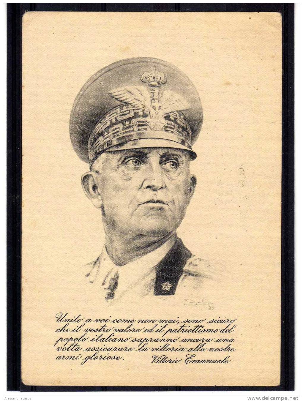 Vittorio Emanuele III - Franchigia Militare - War 1939-45