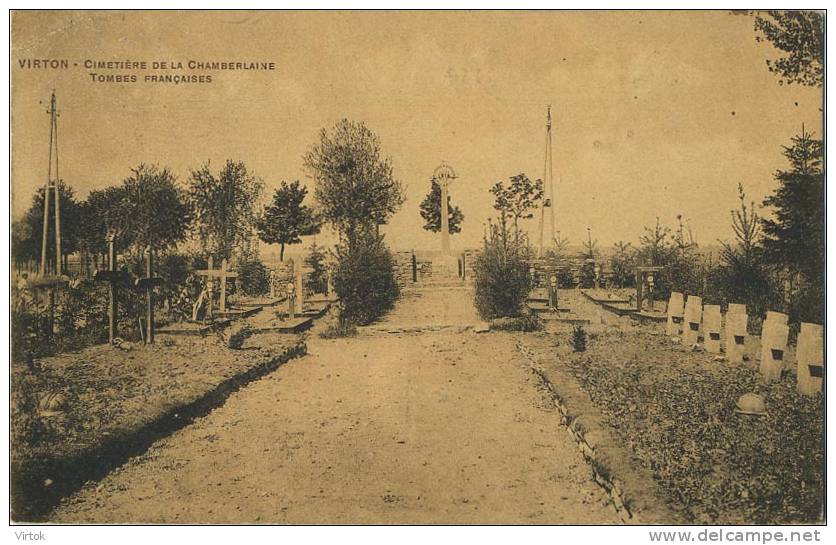 Virton :  Cimetière De La Chamberlaine : Tombes Francaise - Virton