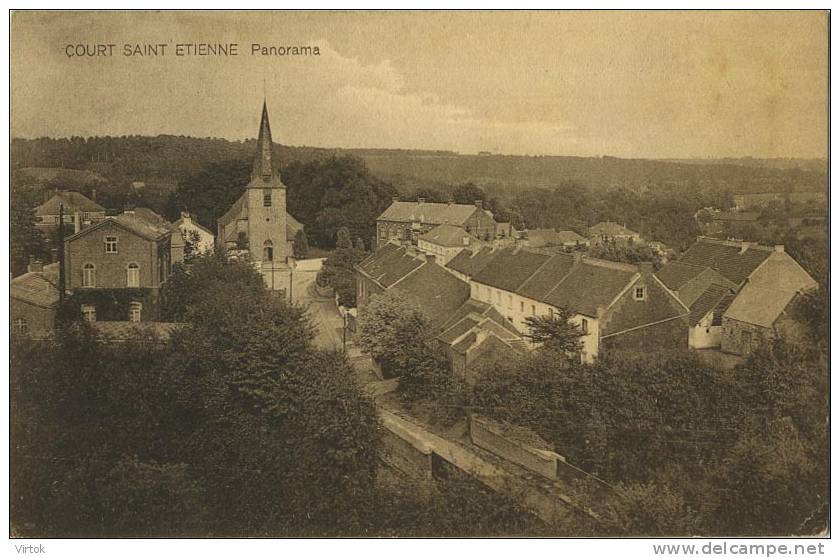 Court Saint Etienne : Panorama - Court-Saint-Etienne