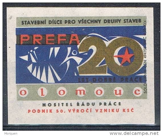 Vignette  OLOMOUC (Checoslovaquia) . Componenetes Estructurales - Plaatfouten En Curiosa