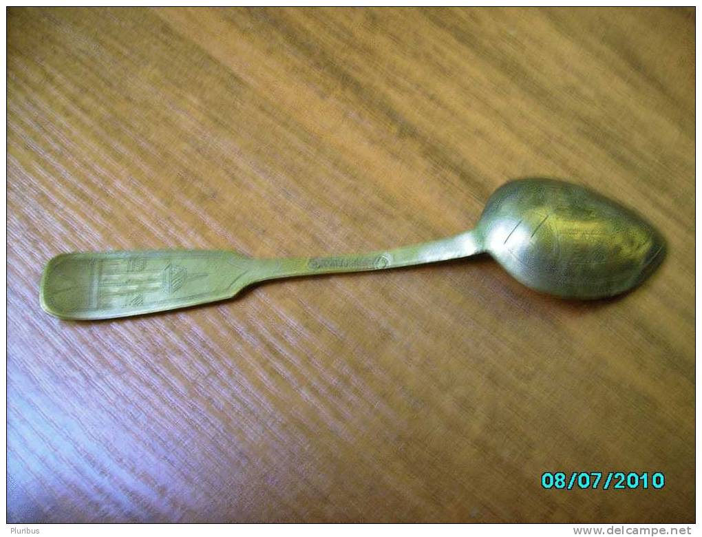 IMP.RUSSIA ENGRAVED TEA SPOON , MARKED KUPERMAN - Spoons