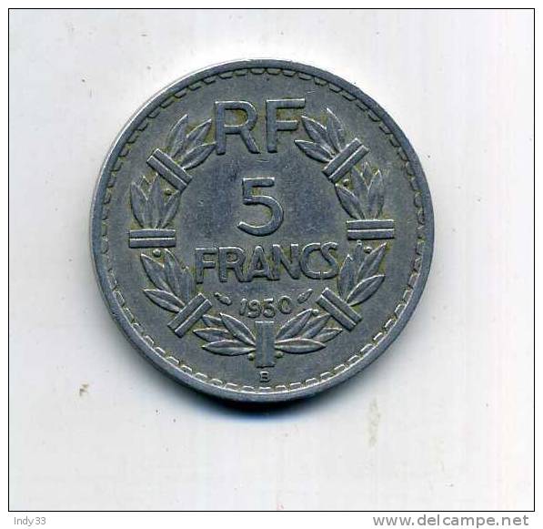 - FRANCE . 5 F. 1950 - Autres & Non Classés