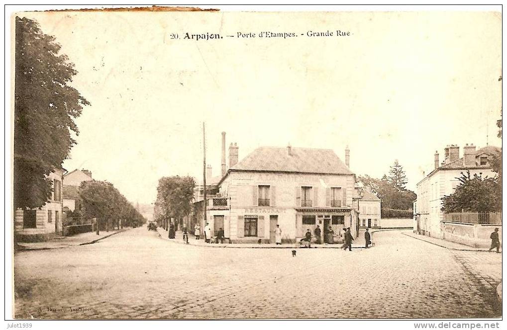 ARPAJON ..-- 91 . ESSONNE ..-- Porte D´ ETAMPES . Grande Rue . - Arpajon