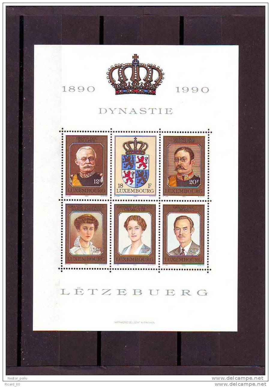 Bloc Neuf Luxembourg, **n°16, 100 Ans De L'accession Au Trône De La Maison De Nassau - Unused Stamps