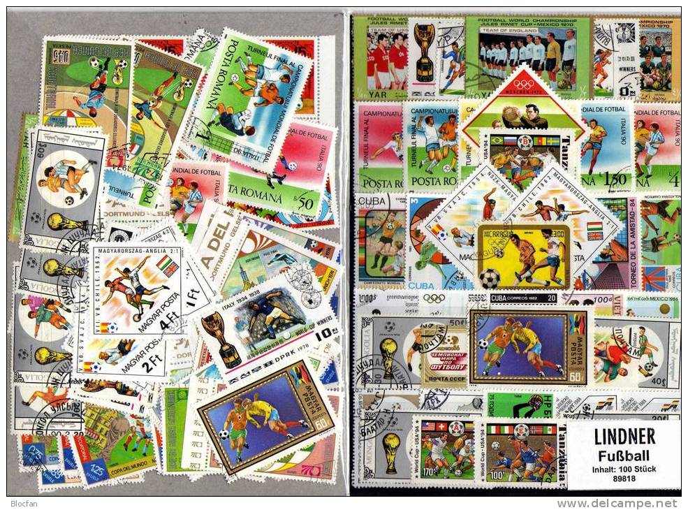 Fussball WM In Südafrika 2010 Sortiment Ca. 60€ 100 Verschiedene Motivmarken Zur WM Und Fußballspiel Sets/stamps Soccer - Erinnofilie