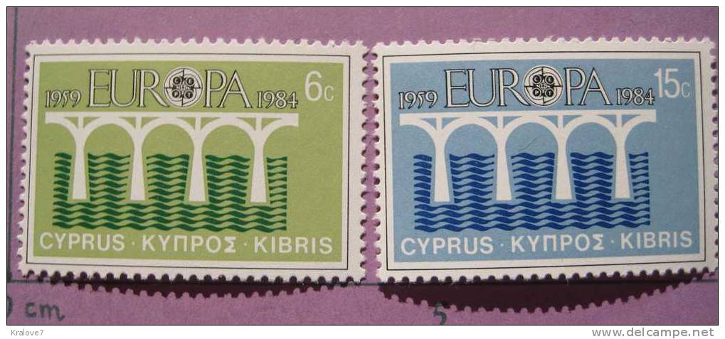CHYPRE CYPRUS NEUF 1984 MNH NEW EUROPA CEPT - 1984