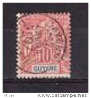 7945 - Guyane 1900 - Yv.no.44 Oblitere - Used Stamps