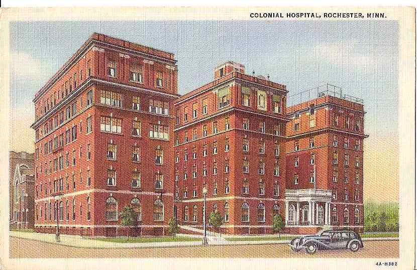 COLONIAL HOSPITAL ROCHESTER  REF 17767 - Altri & Non Classificati