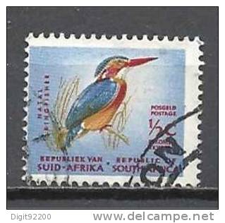 1 W Valeur Oblitérée, Used - AFRIQUE DU SUD  * 1961 - NATAL KINGFISHER - N° 1097-24 - Autres & Non Classés